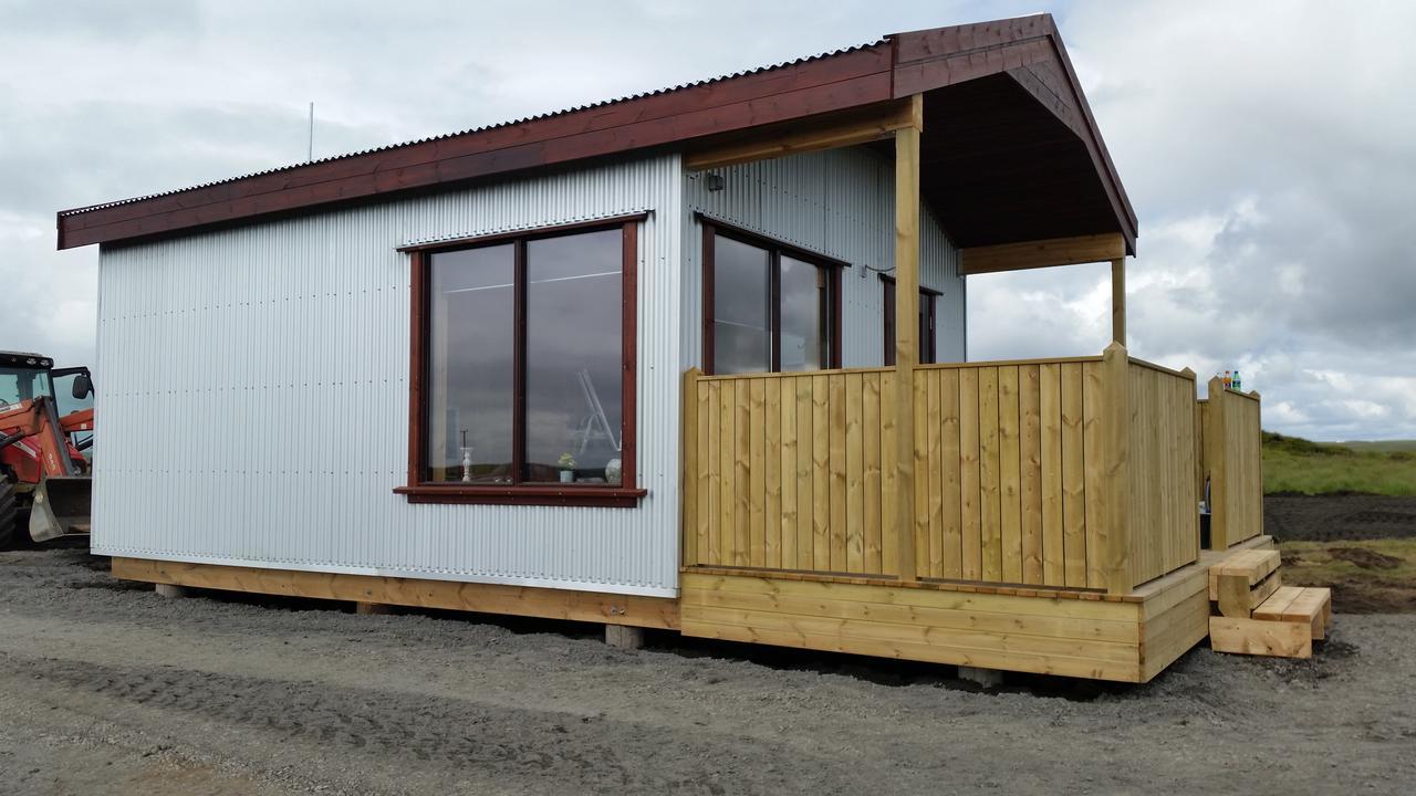 Hekla Cabin 2 Volcano And Glacier View Hella Exteriér fotografie
